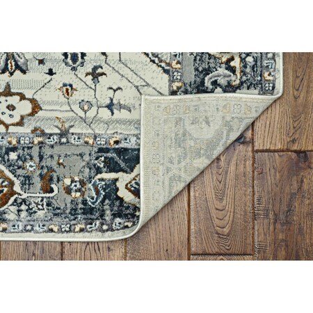 Palacedesigns 94 x 130 in. Ivory or Grey Polyester Rug PA3679367